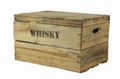 Caisse rustique à couvercle imprimée « Whisky » 42 × 27 × 25 cm