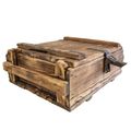 Petite caisse de fret flambée « Paul » 46 × 39 × 17 cm
