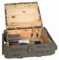 Caisse à munitions « T45 » verte 49 × 37 × 18 cm