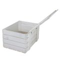 Coffre en bois blanc petit format 48 × 36 × 30 cm