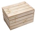 Coffre en bois naturel petit format 48 × 36 × 30 cm