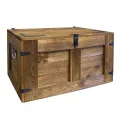 Grand coffre en bois « Oskar » palissandre 80 × 45 × 47 cm