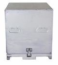 Caisse de transport blanche grand format 52 × 60 × 58 cm