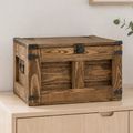 Coffre en bois « Barbossa » palissandre 48 × 36 × 31 cm