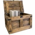 Coffre en bois « Barbossa » palissandre 48 × 36 × 31 cm