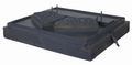 Caisse de transport grise grand format 52 × 60 × 58 cm