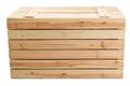 Coffre en bois naturel grand format 80 × 50 × 39 cm