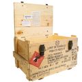 Caisse de fret vintage « WBN-85 » 60 × 40 × 36 cm
