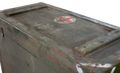 Caisse de transport militaire ancienne 70 × 34 × 42 cm