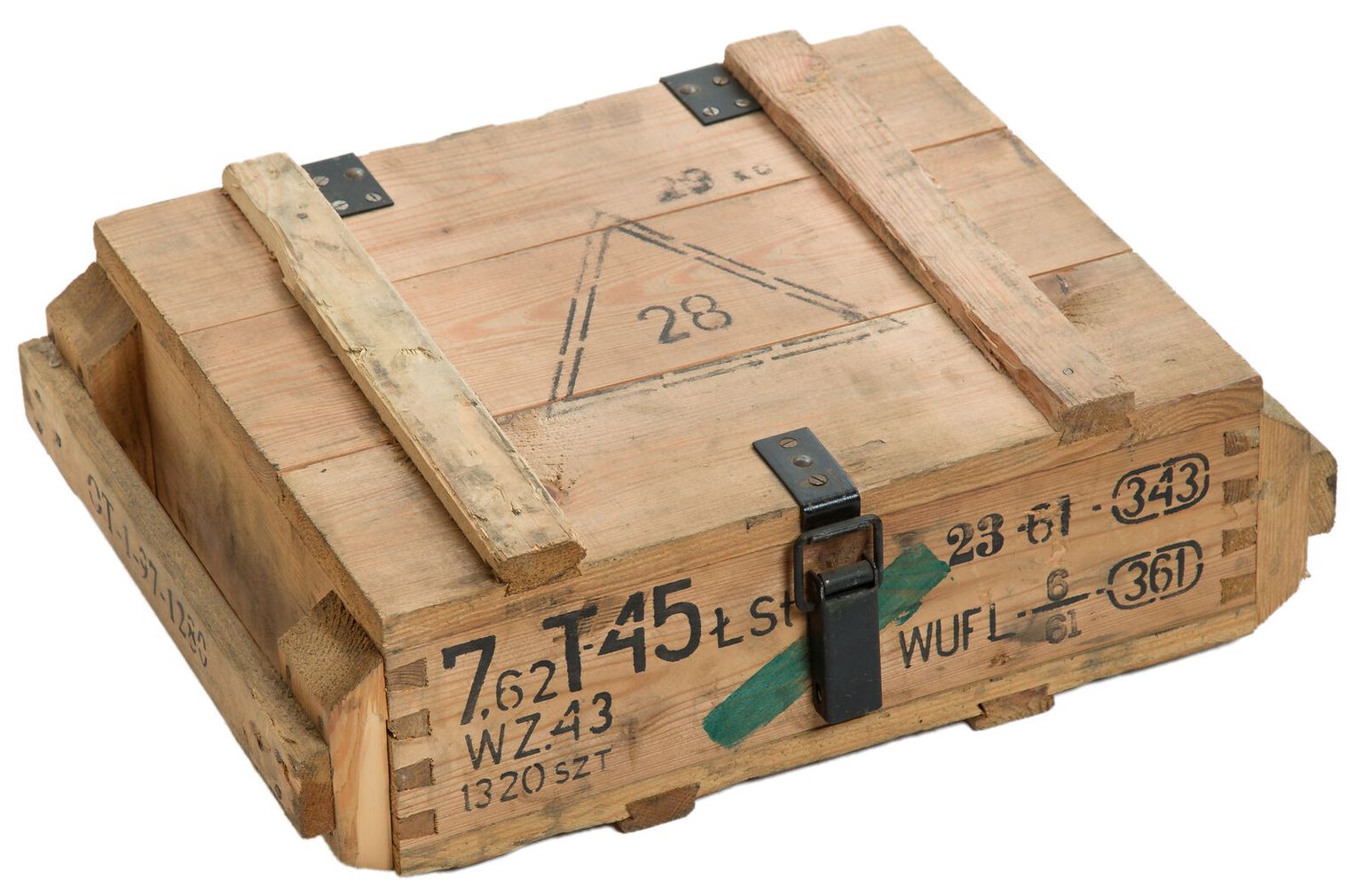 Caisse à munitions « T45 » naturelle 49 × 37 × 18 cm